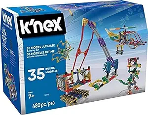 K’NEX – 35 Model Building Set – 480 Pieces