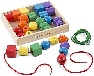 Melissa & Doug Primary Lacing Beads for 2 year old