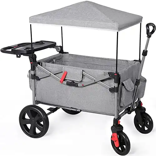 EVER ADVANCED Foldable Wagons for Two