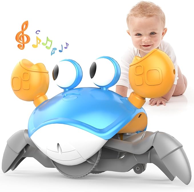Crawling Crab Baby Tummy Time Toy 