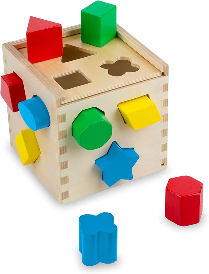 Melissa & Doug Shape Sorting Cube for 2 year old