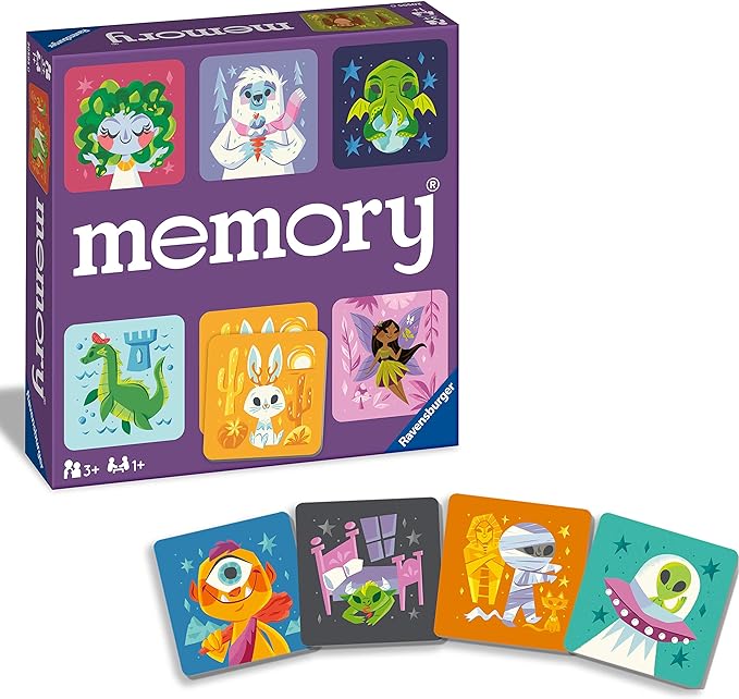 Ravensburger Cute Monsters Memory Game for Boys & Girls