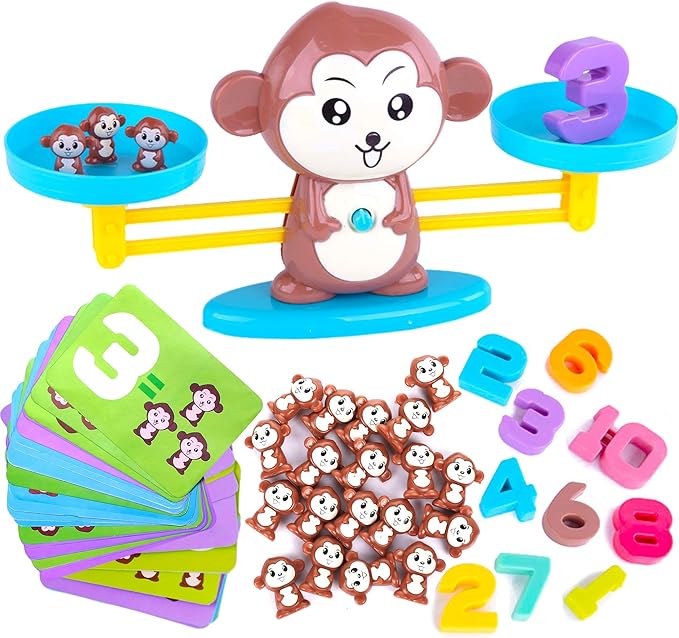 CoolToys Monkey Balance Math Game for Preschoolers