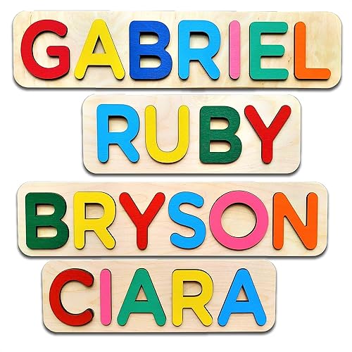 Personalized Wooden Name Puzzle by Woodland
