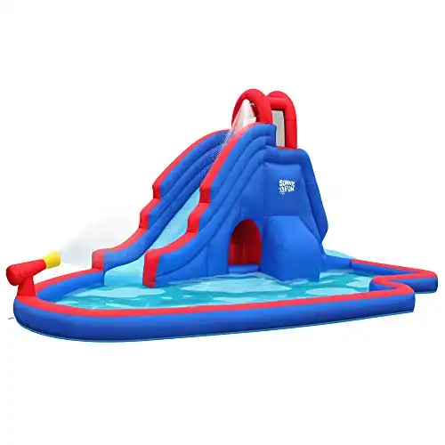 Sunny & Fun Slide N Spray Inflatable Water Slide Park