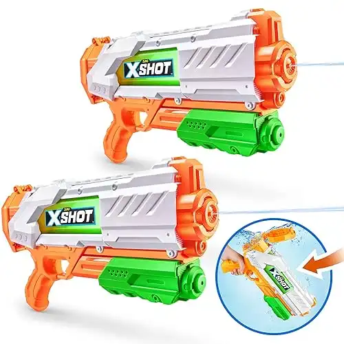 X-Shot Water Fast-Fill Medium Water Blaster (2 Pack)